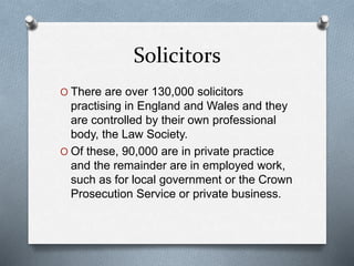 The legal profession.ppt