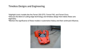 The Legendary History of Ferrari,A Journey Through Speed, Style, and ...