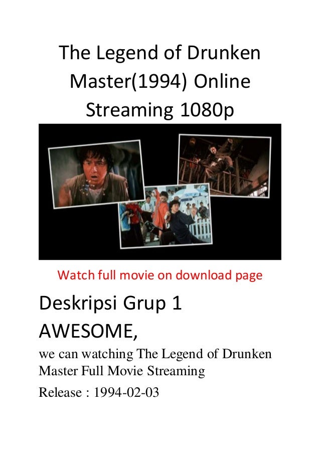 1994 The Legend Of Drunken Master