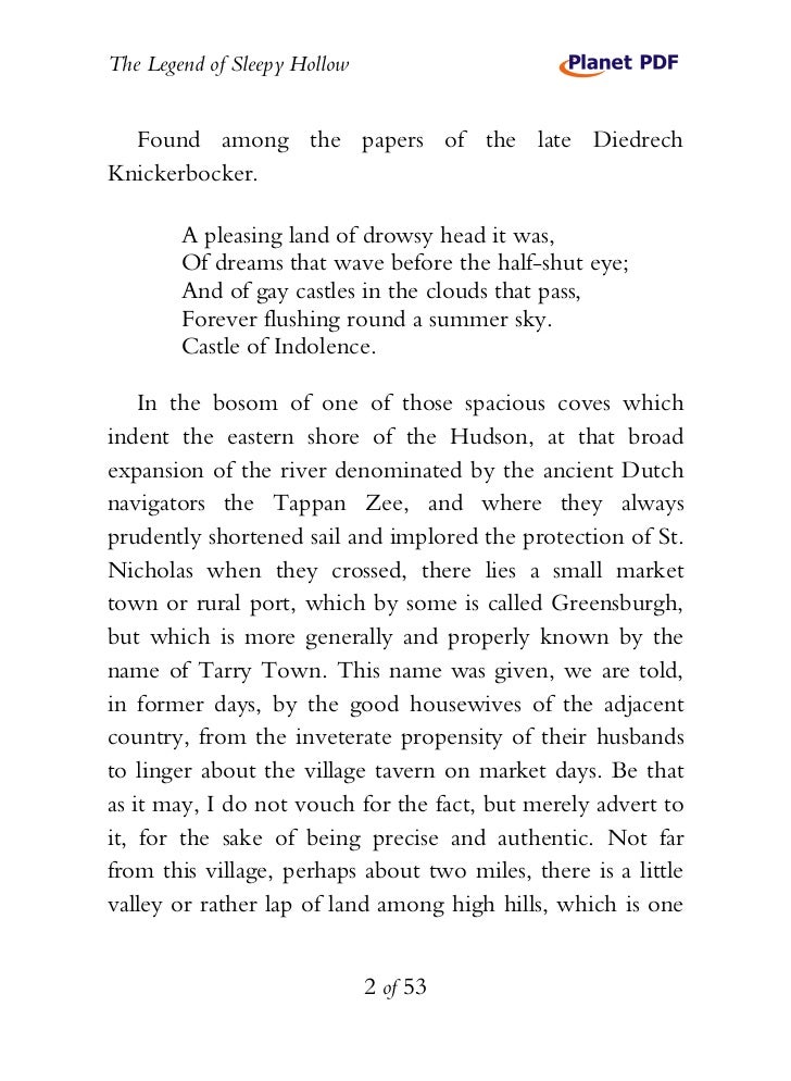 Legend of sleepy hollow image