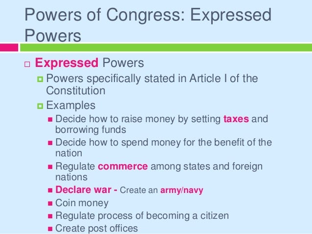 Legislative Branch - Making the laws and more.