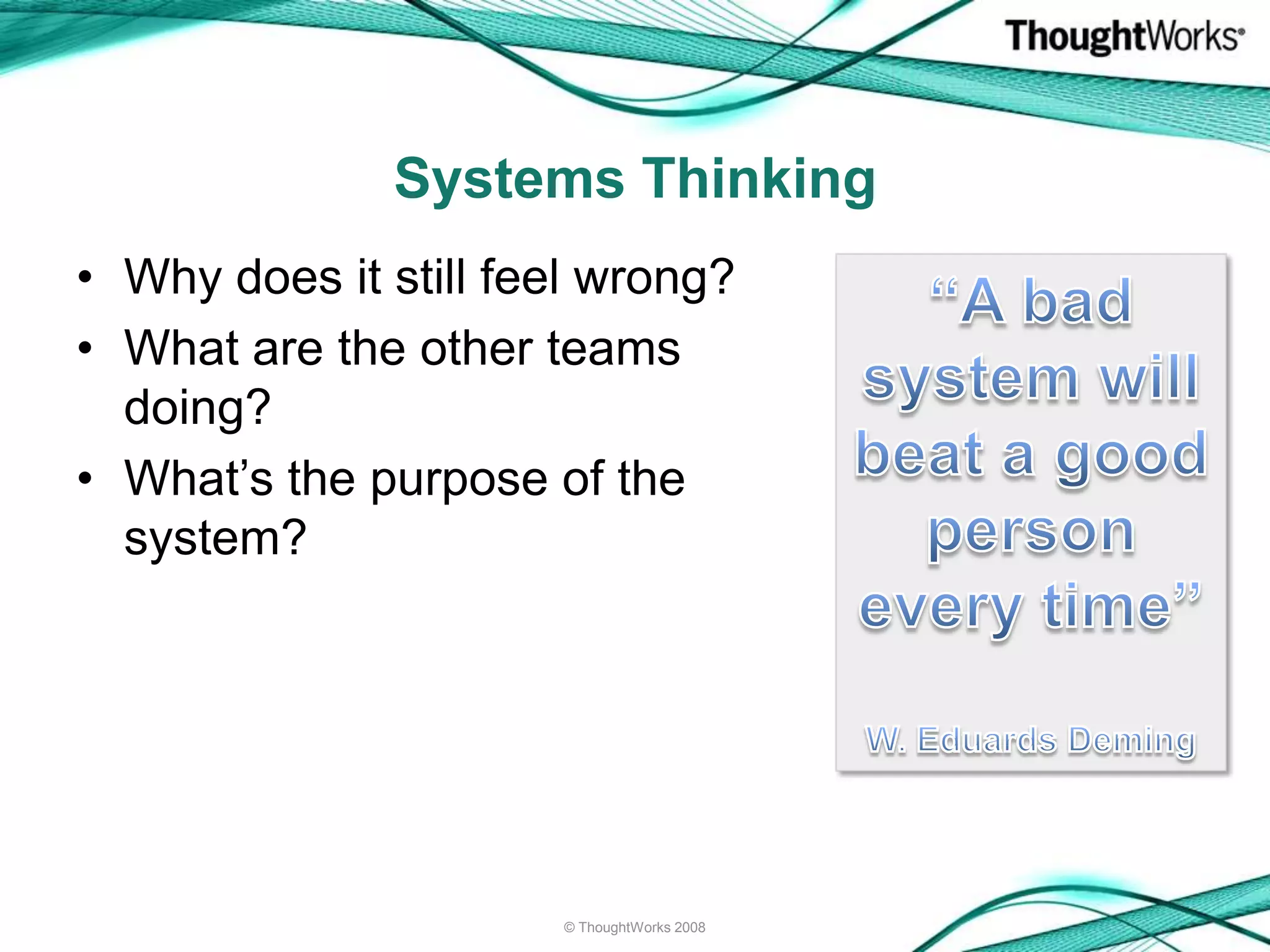 The Lego Lean Game (XP 2009 version)