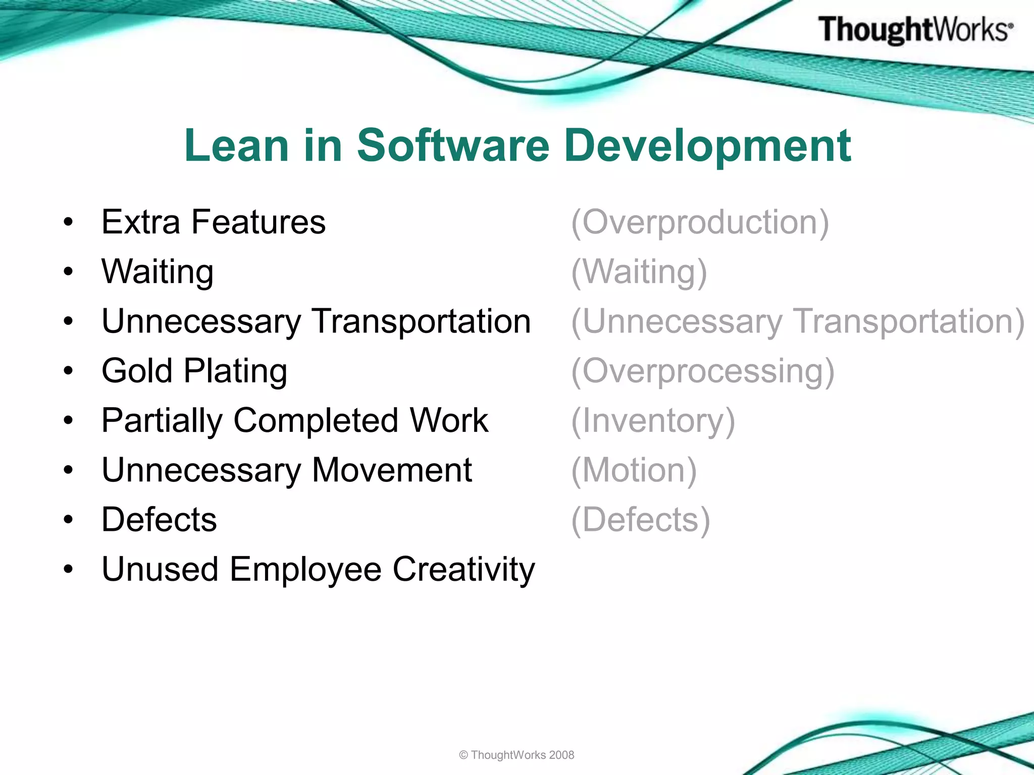 The Lego Lean Game (XP 2009 version)