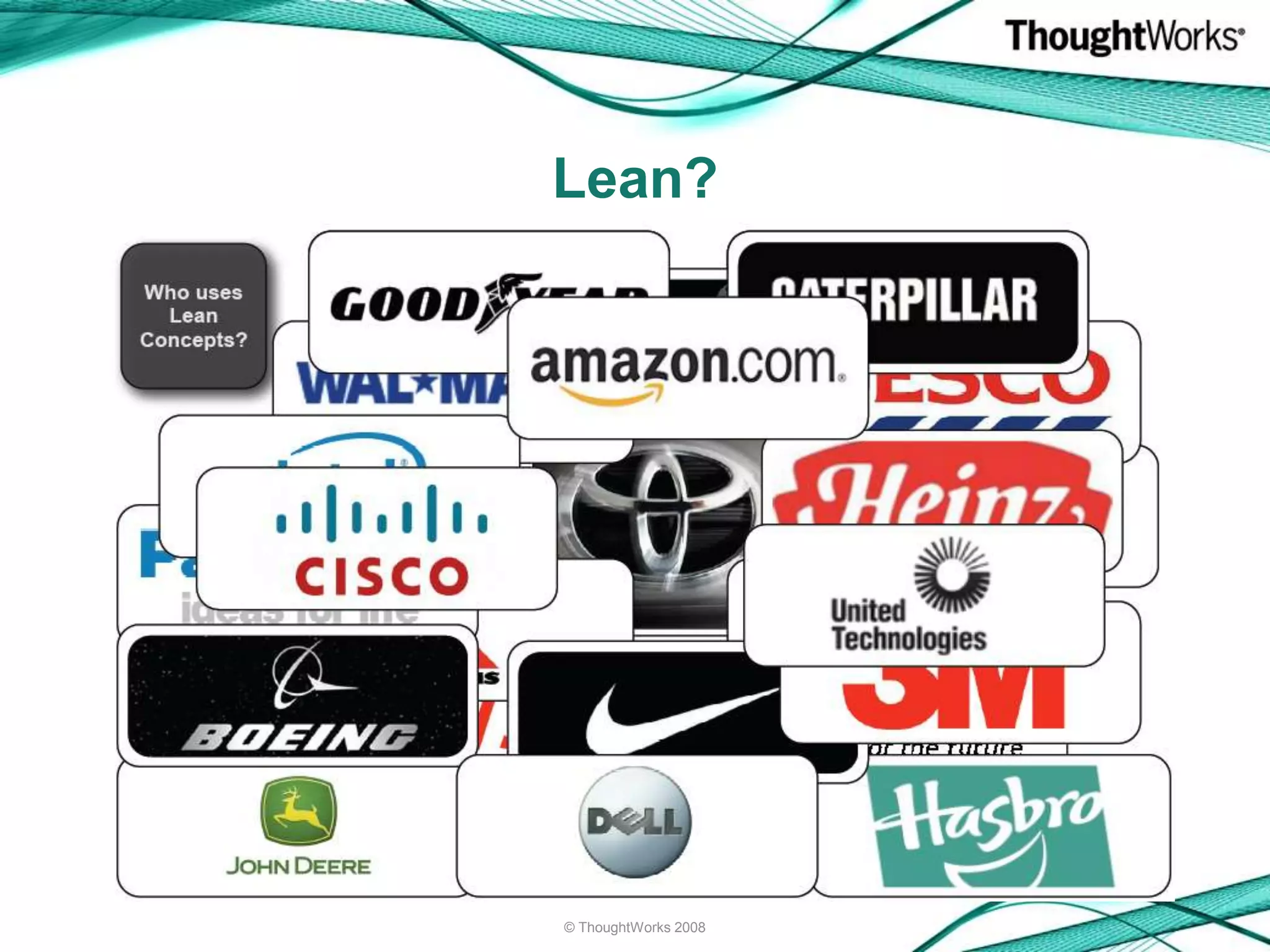 The Lego Lean Game (XP 2009 version)