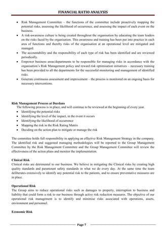 Financial Ratio Analysis | PDF
