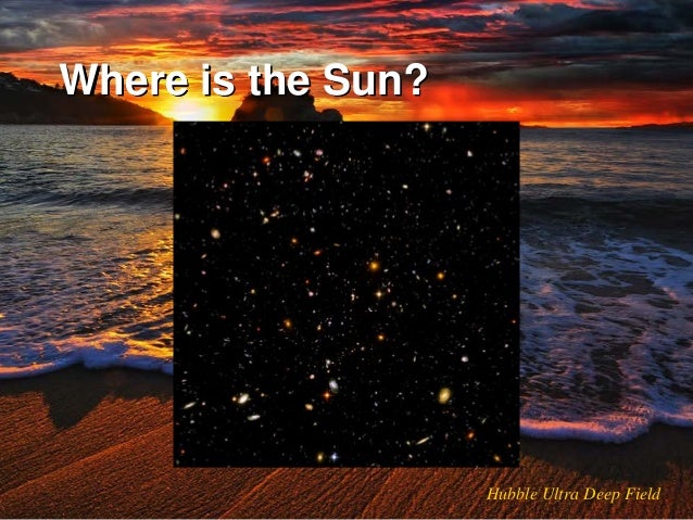 Where is the sun located?