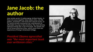 The life and death of great american city_ jane jacob | PDF