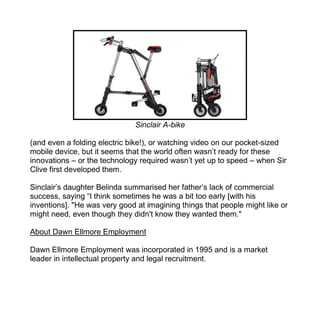 The Life and Innovations of Sir Clive Sinclair | PDF