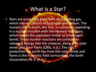 The Life Cycle of a Star | PPTX