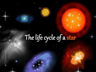The life cycle of a star
 