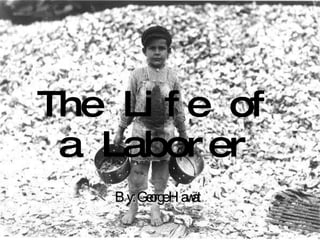 The Life of a Laborer By: George Hawat 