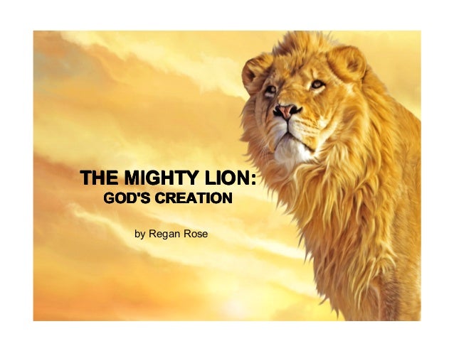 The Mighty Lion God S Creation