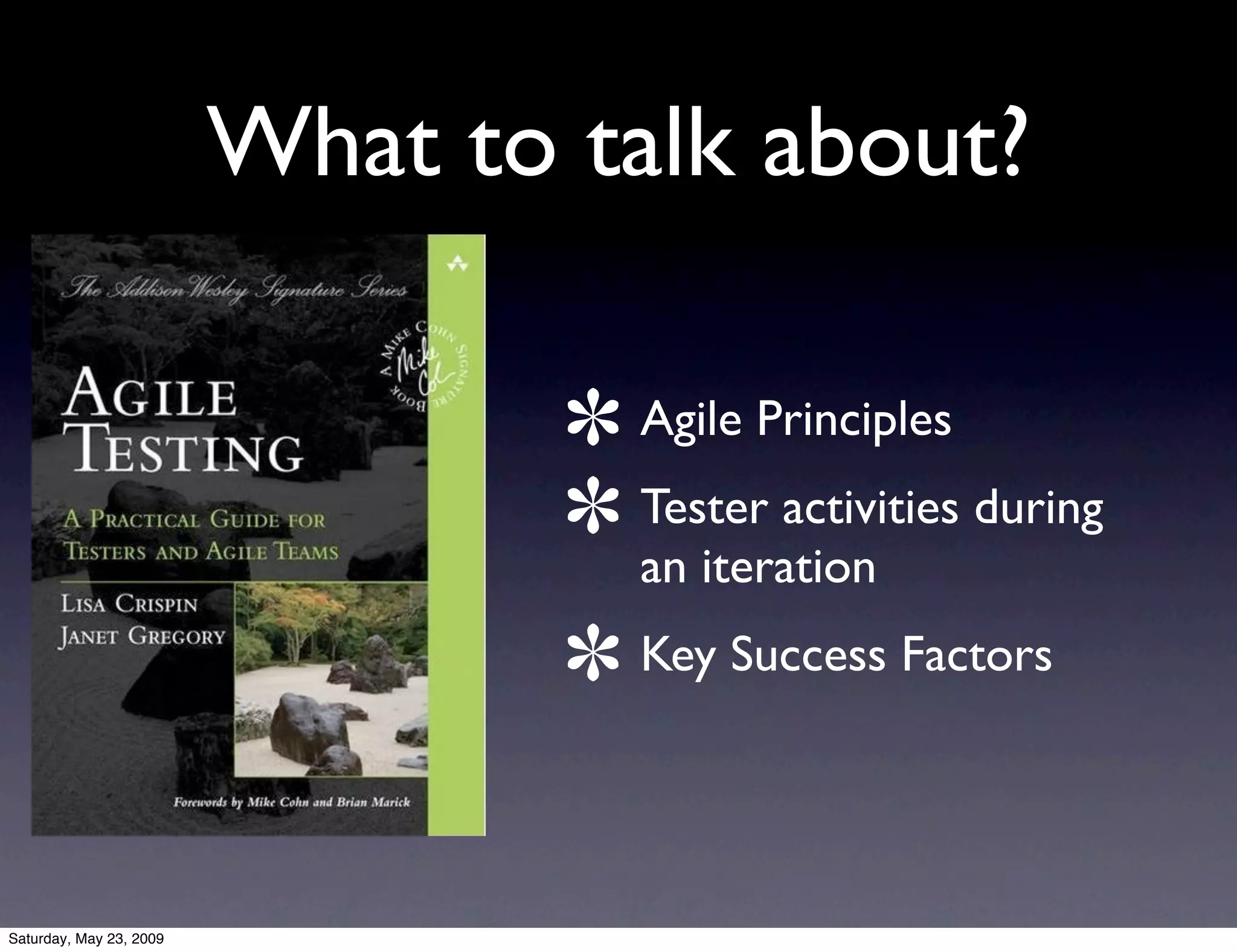 The Life Of A Tester In An Agile Team