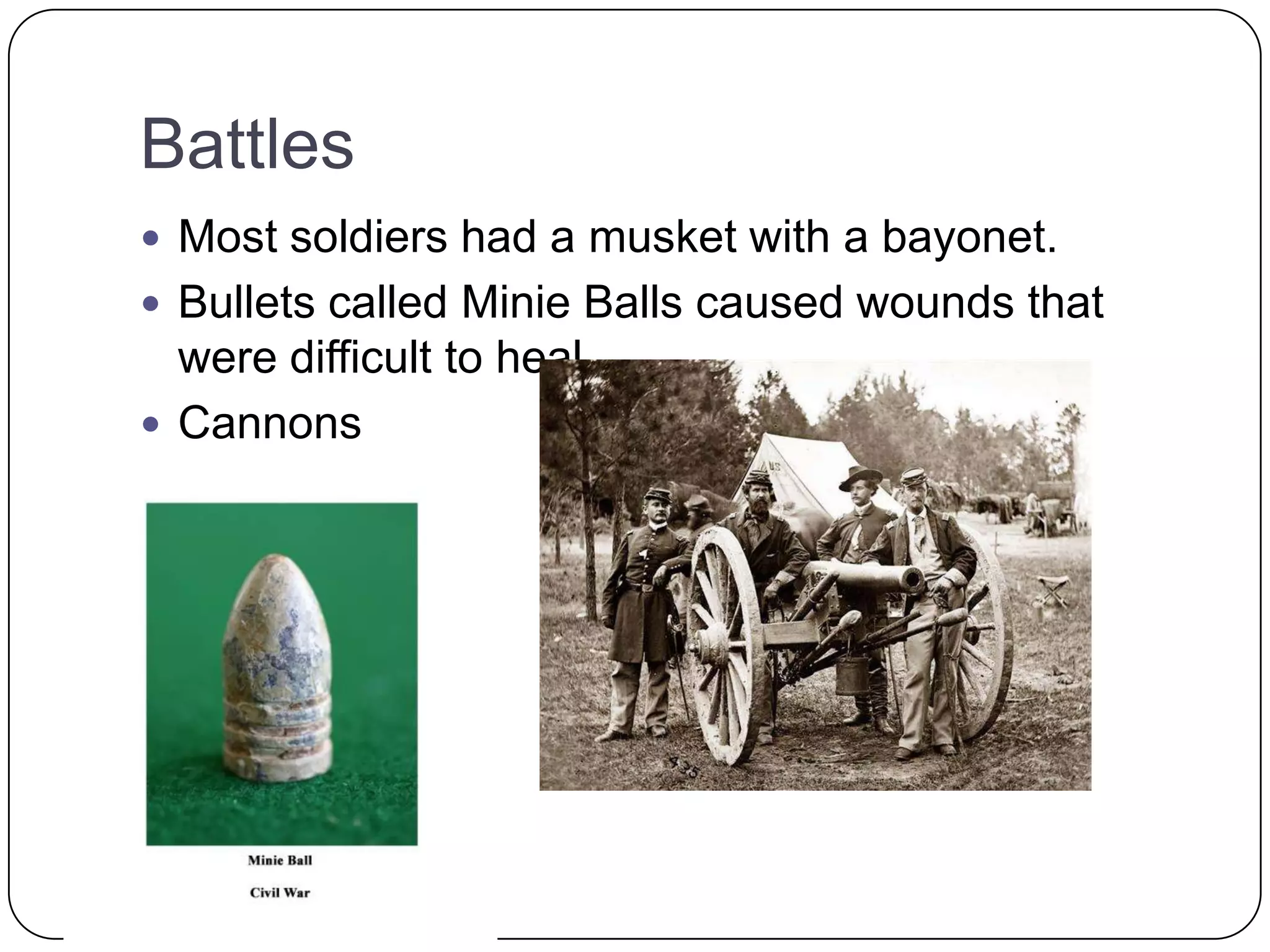 The life of civil war soldier | PPTX