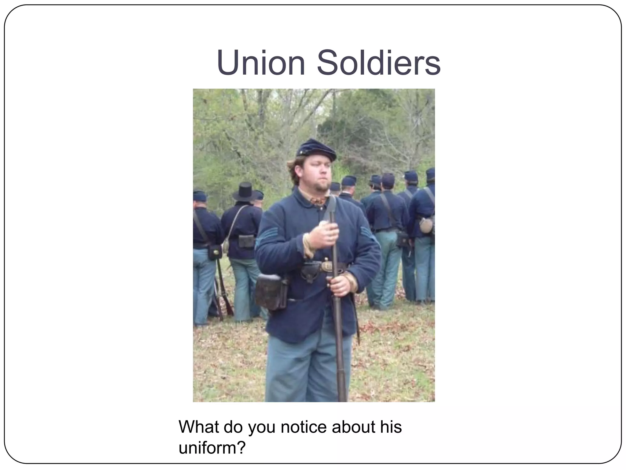 The life of civil war soldier | PPTX