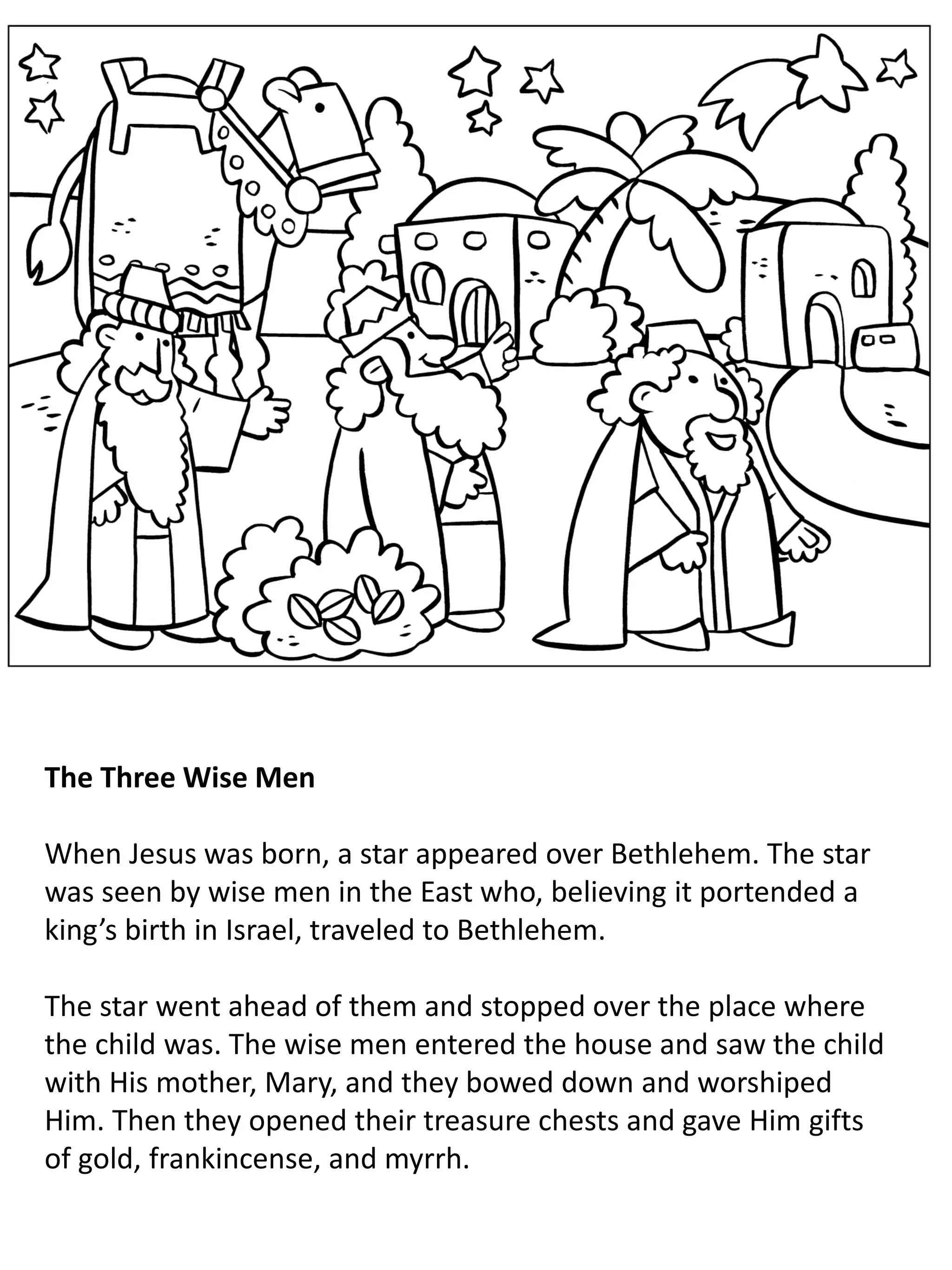 The Life of Jesus for Children: Coloring Book | PDF
