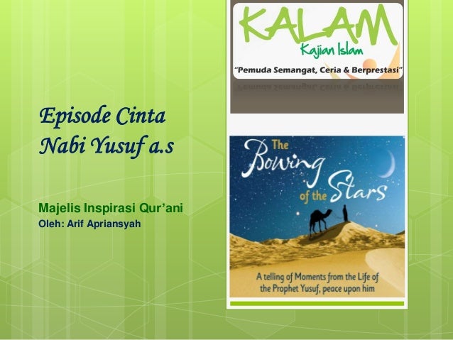 The life of prophet yusuf