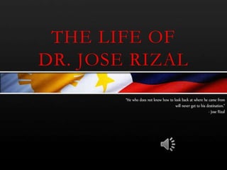 THE LIFE OF
DR. JOSE RIZAL

 