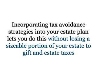 The Lifetime Exemption to Gift and Estate Taxes