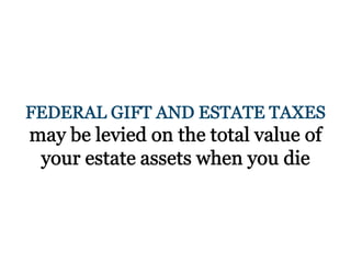 The Lifetime Exemption to Gift and Estate Taxes