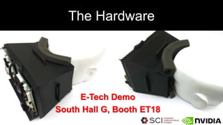 Content Generation
• 5x5x2 Stereo Light Field
• GPU Factorization
• 3 ~ 5 Iterations per frame
• 25(views) x 640x800 x 2(eyes)
• 5 ~ 10ms per iterations
Left eye Right eye
 