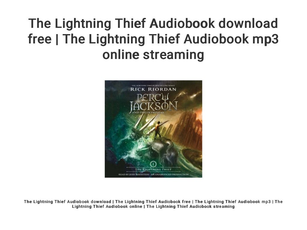 the lightning thief audio book the lightning thief audio book
