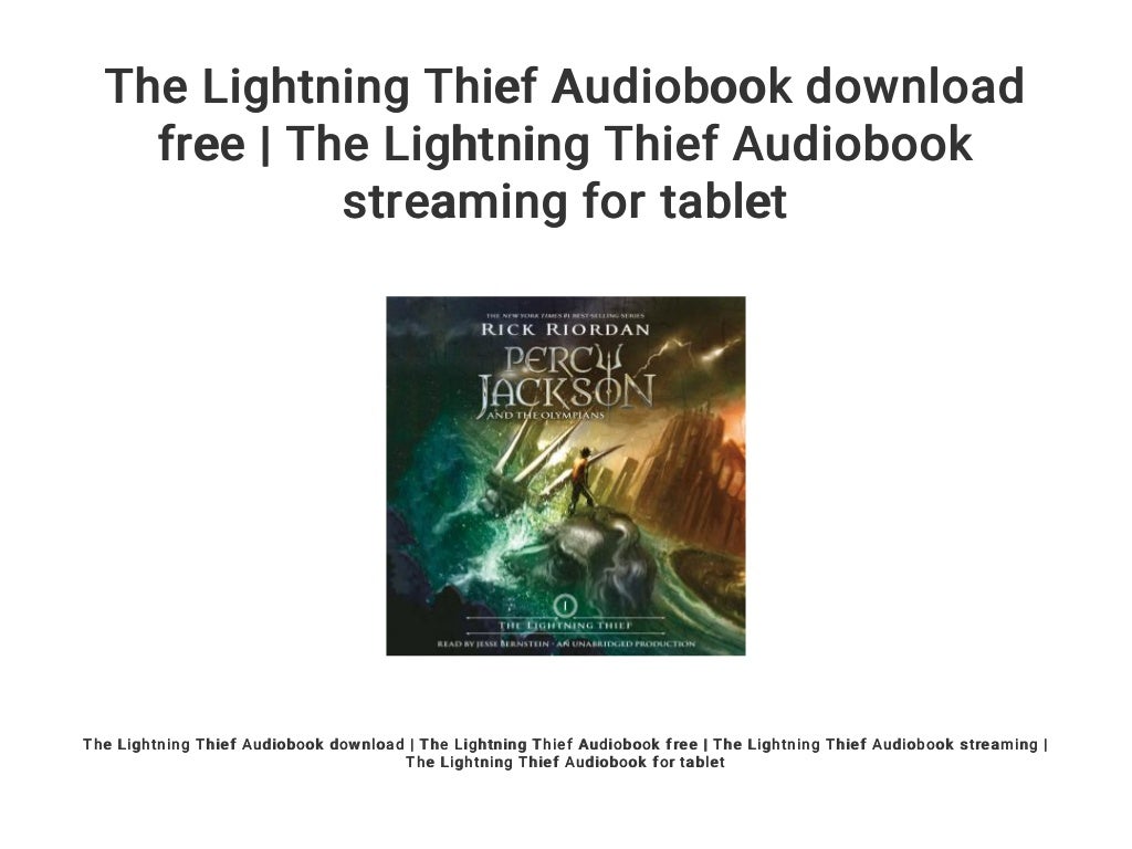 the lightning thief audio book