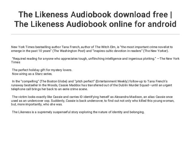 the likeness book the likeness book