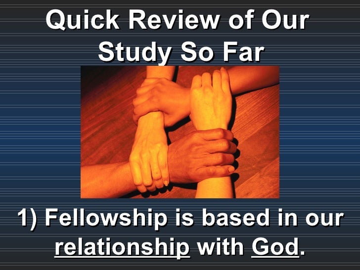 The Limits of Fellowship