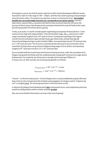 The Lower Bound Threshold for Fatigue Crack Growth | DOCX