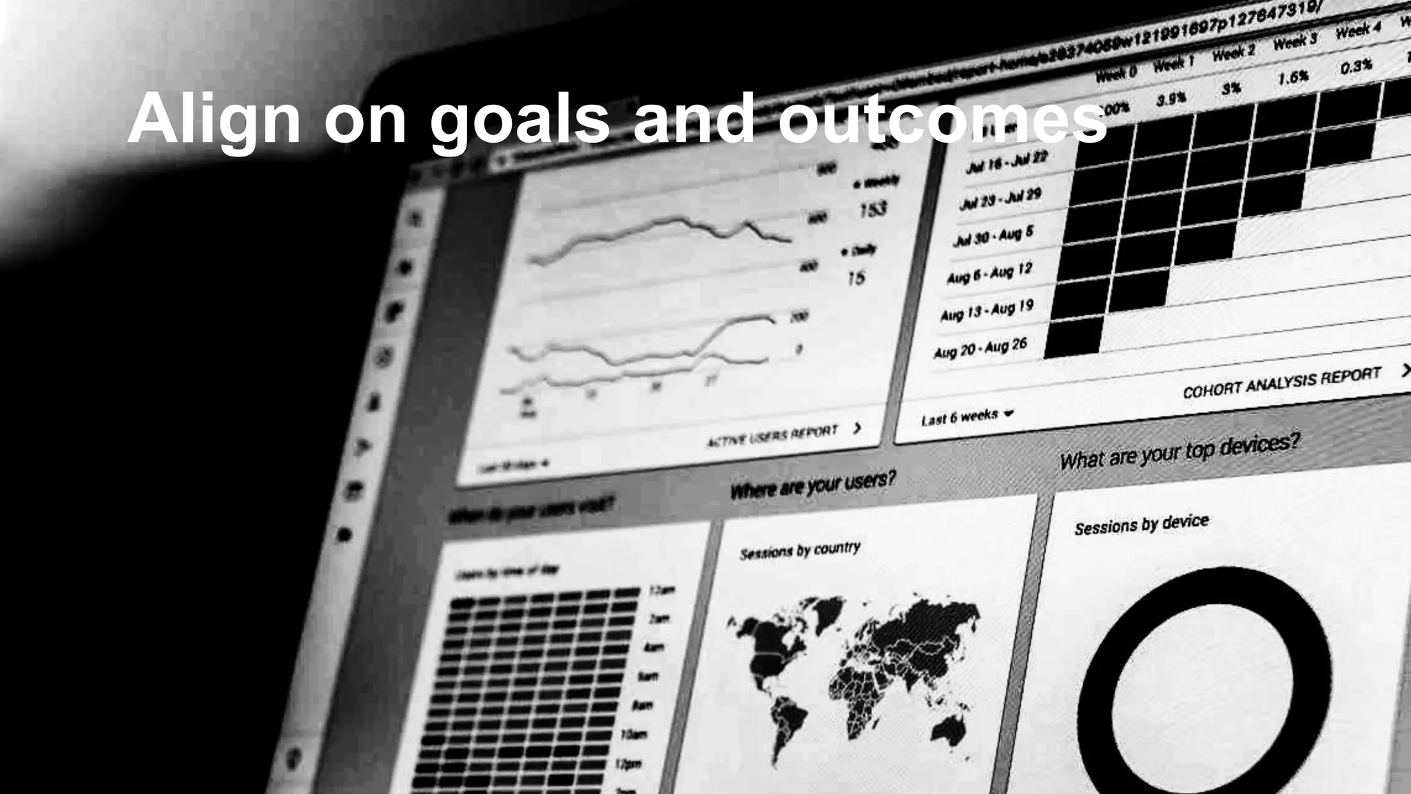 Align on goals and outcomes
 