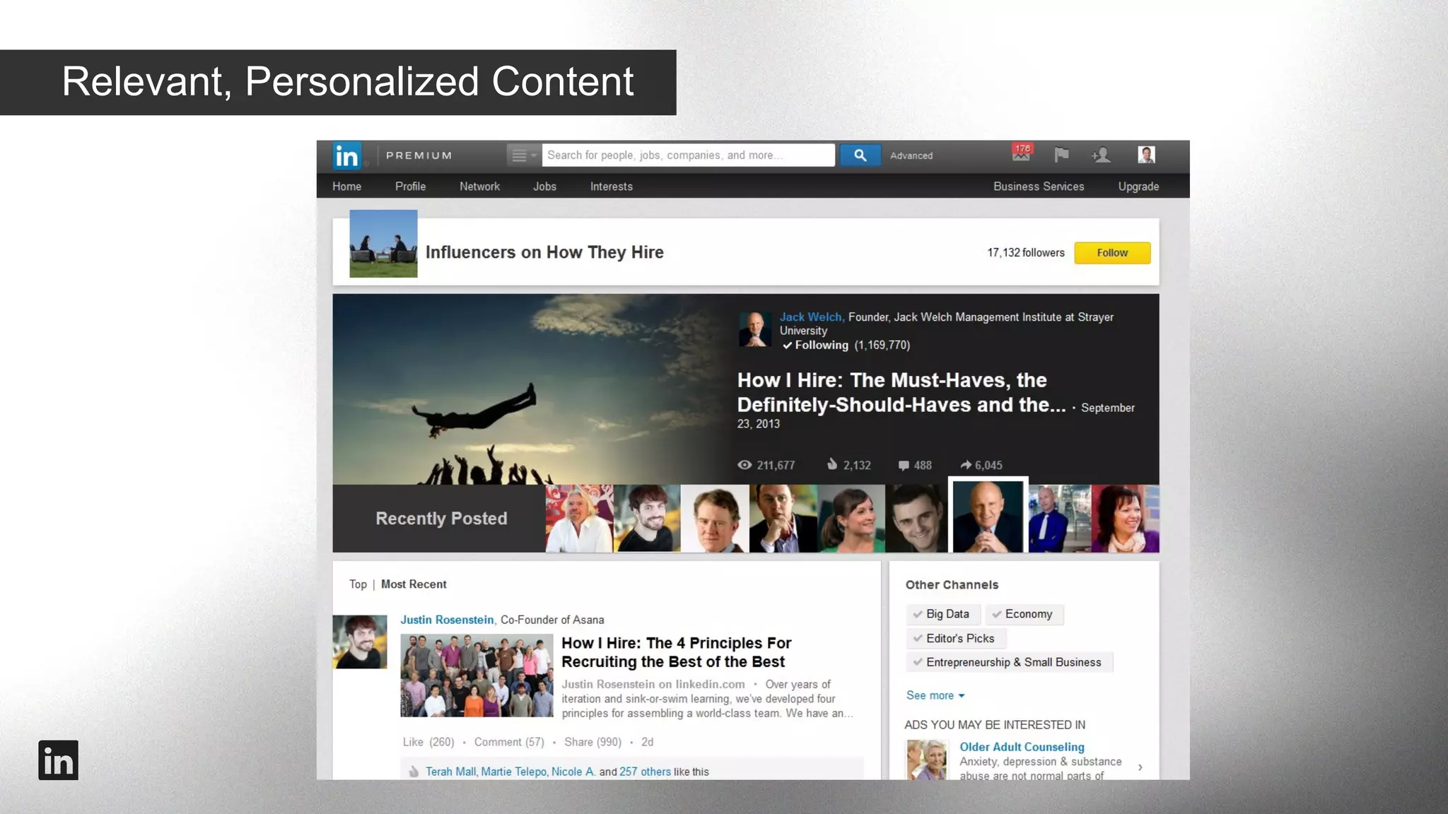 Relevant, Personalized Content

#intalent

 