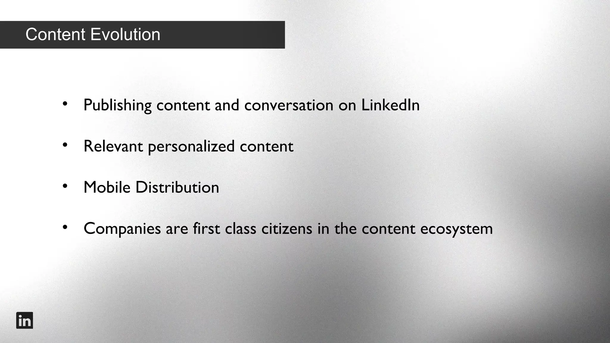 Publishing Content on LinkedIn

Original content is magnetic.
#intalent

 