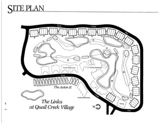 The links at quail creek village site plan naples florida