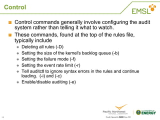The Linux Audit Framework | PDF