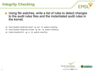 The Linux Audit Framework | PDF