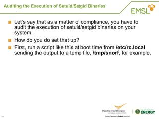 The Linux Audit Framework | PDF