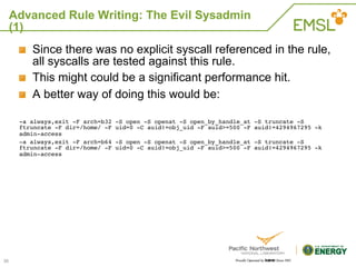 The Linux Audit Framework | PDF