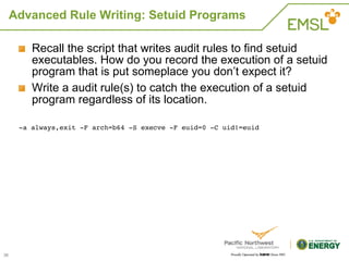The Linux Audit Framework | PDF