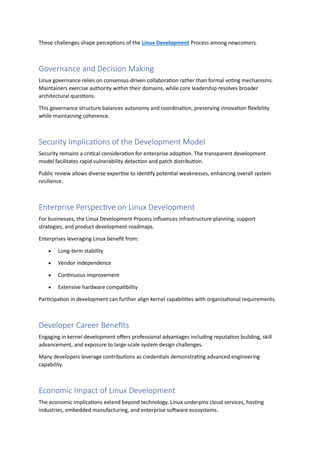 Linux Development Process Management Pdf The Linux Development Process- Benefits, Challenges, and Is It Worth It.pdf