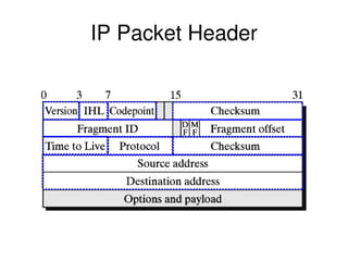 IP Packet Header
 