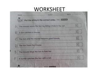 WORKSHEET
 
