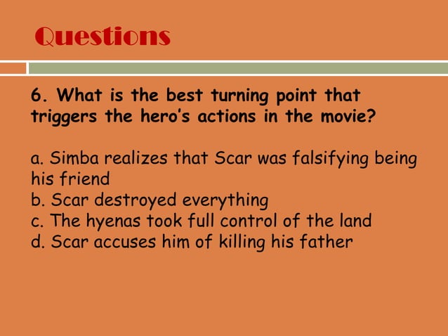 The Lion King Ppt