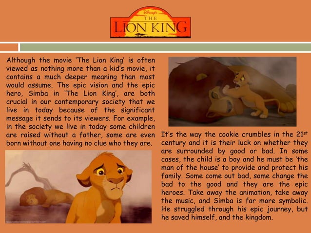 The Lion King Ppt