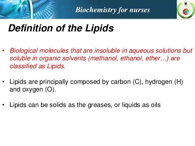 The lipids
