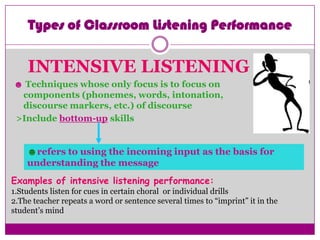 The listening skill in Linguistics !! | PPTX