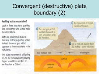 Convergent (destructive) plate boundary (2) 
