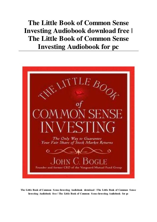 The Little Book of Common Sense Investing Audiobook