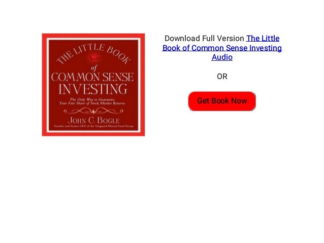 The Little Book of Common Sense Investing Audiobook