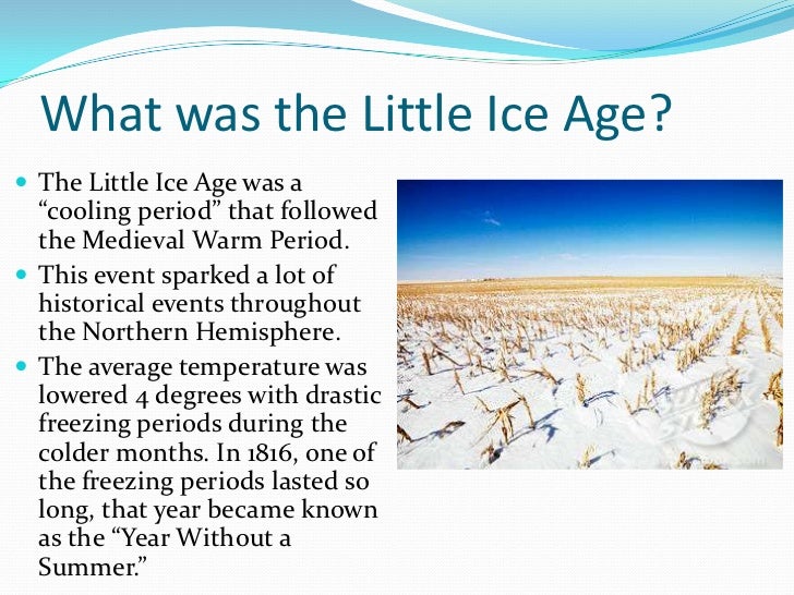 The Little Ice Age